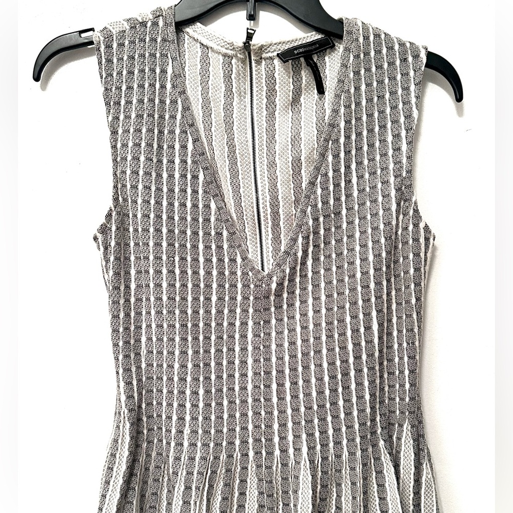 Gray Striped Women's Top
